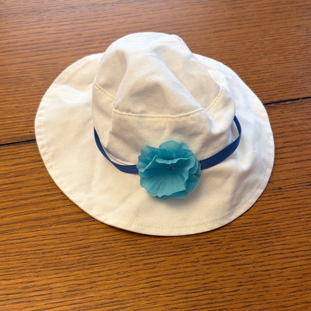 American Girl White Sun Hat